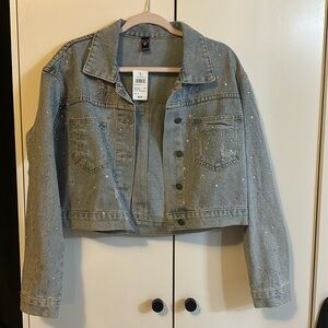 Bling denim jacket